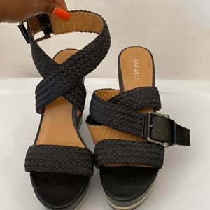 Nine West Strap Wedges